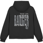 Fluffy Box Cut Hoodie