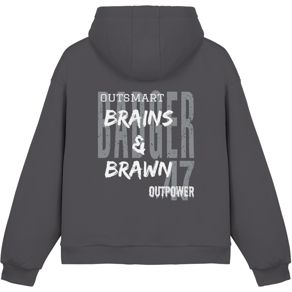 Fluffy Box Cut Hoodie
