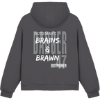 Fluffy Box Cut Hoodie