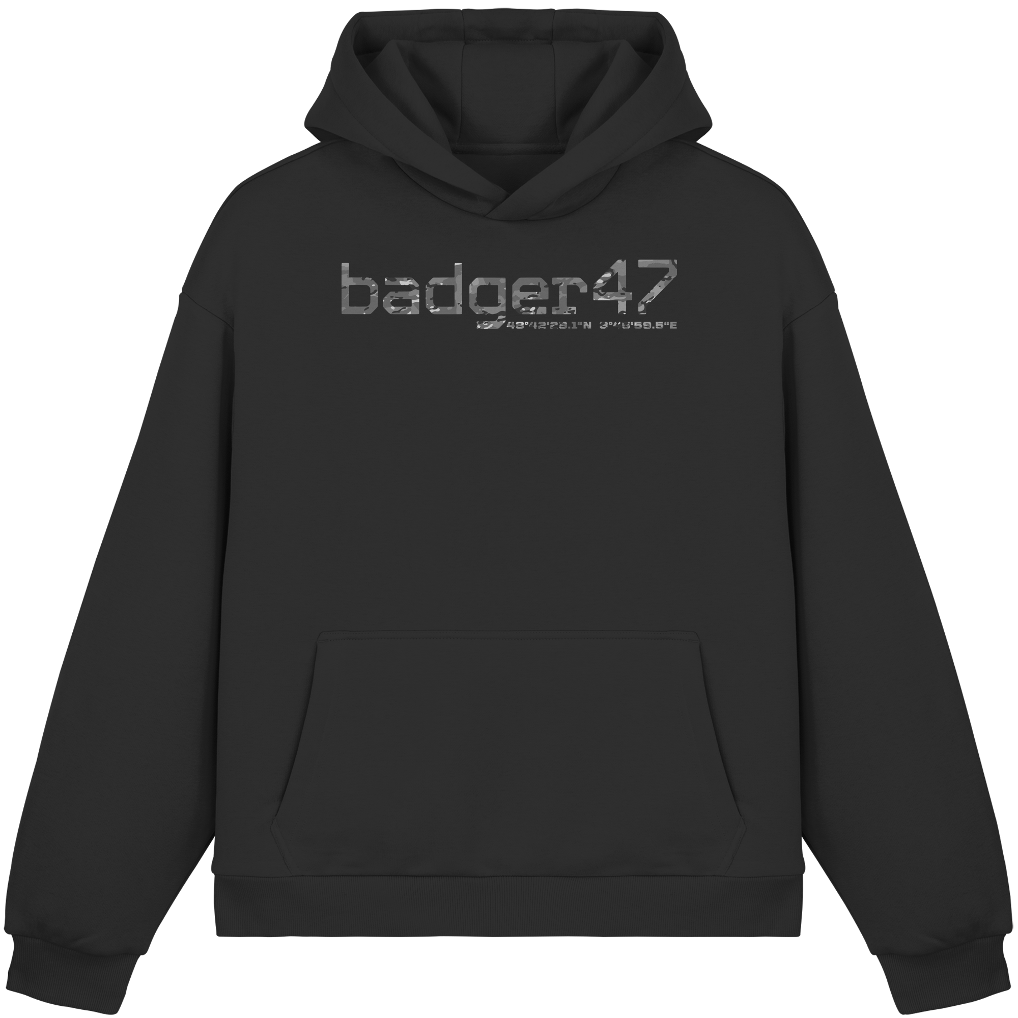 Fluffy Box-Cut Hoodie