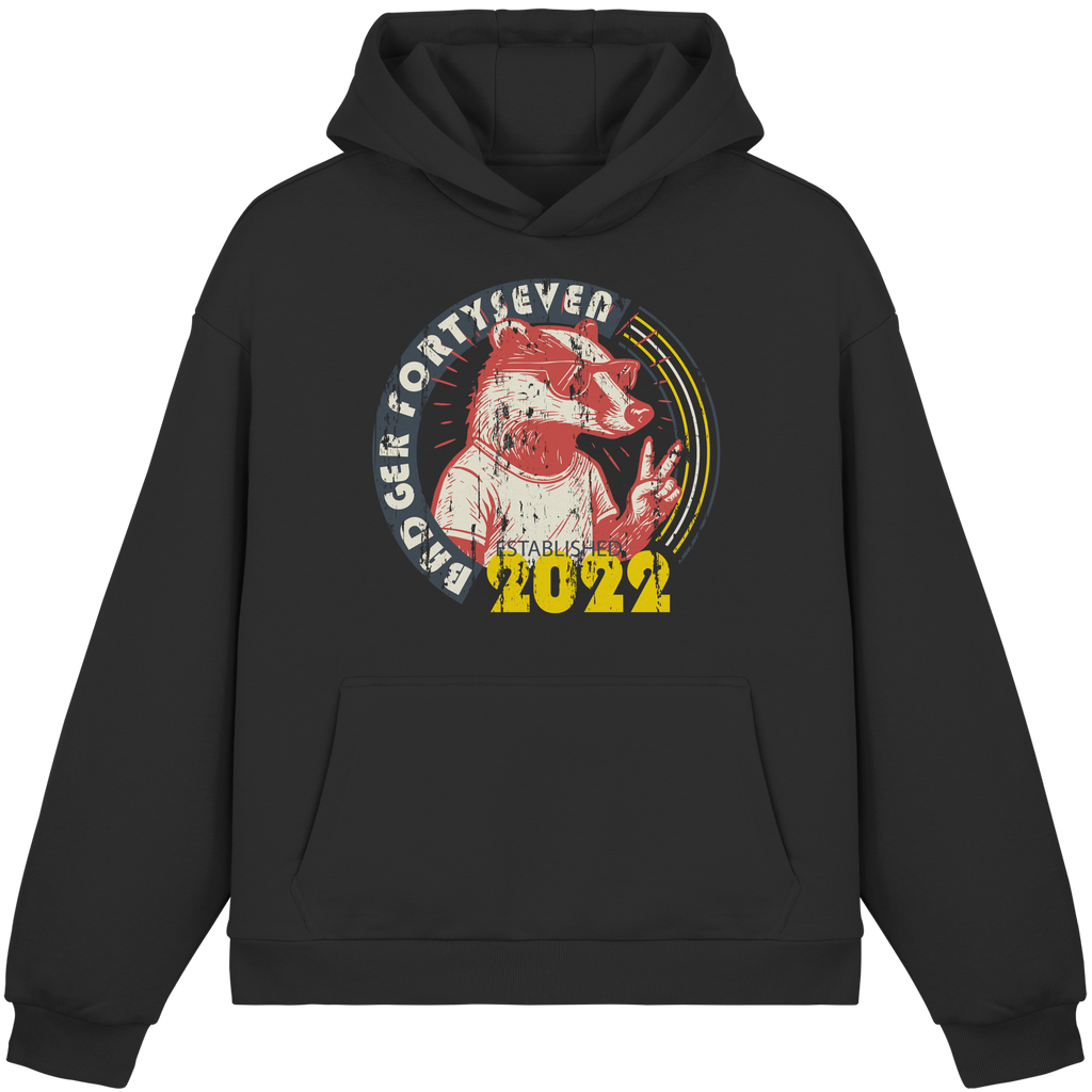 Fluffy Box-Cut Hoodie