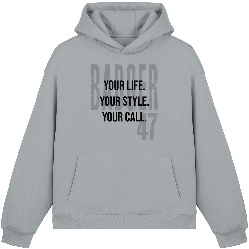 Fluffy Box-Cut Hoodie