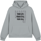Fluffy Box-Cut Hoodie