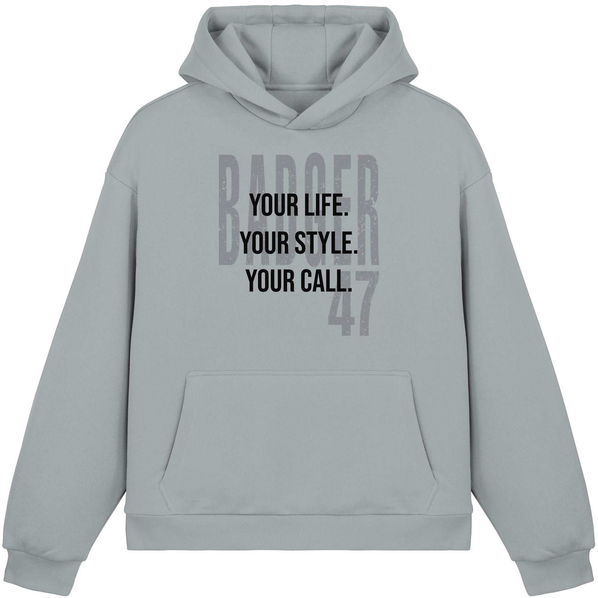 Fluffy Box-Cut Hoodie