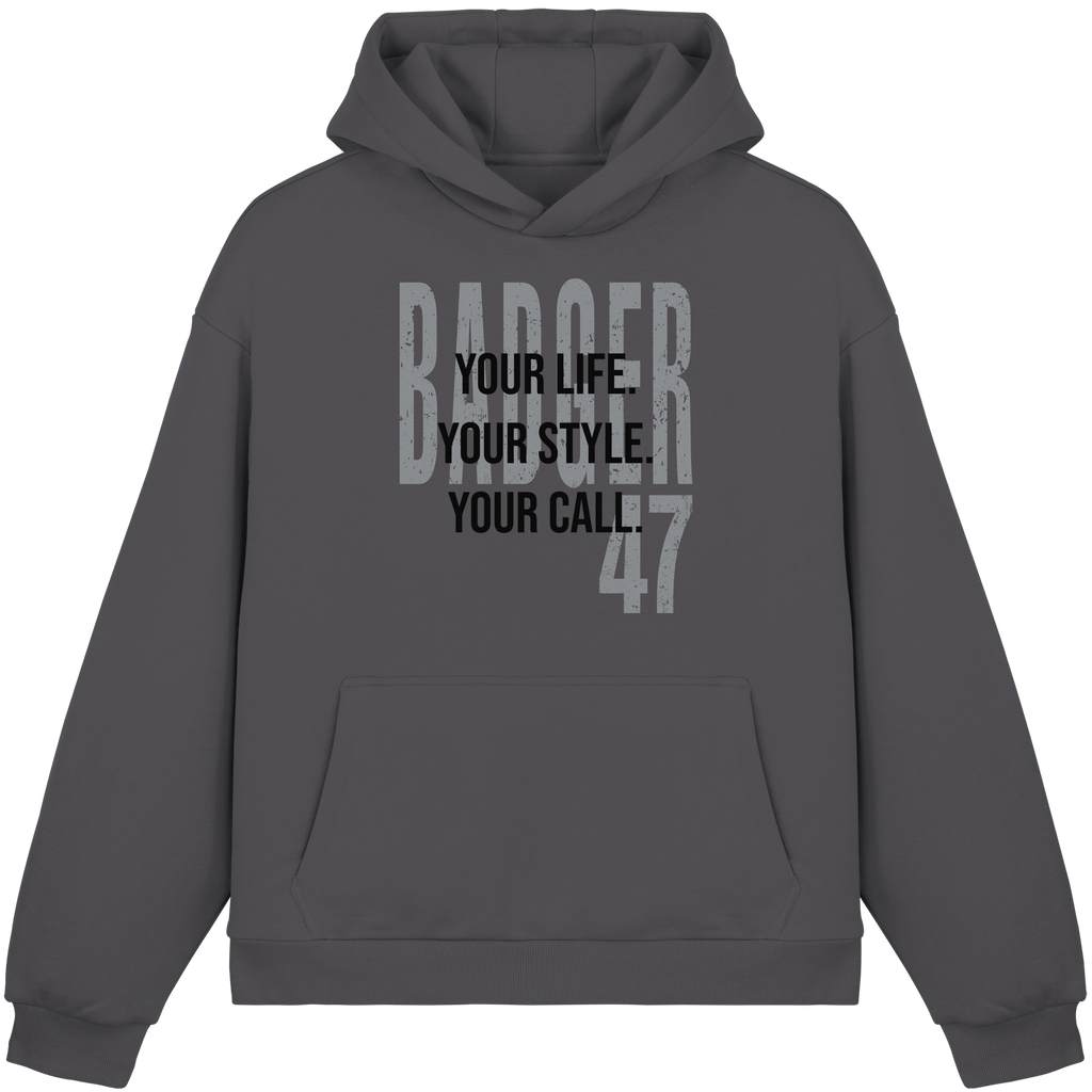 Fluffy Box-Cut Hoodie