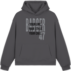 Fluffy Box-Cut Hoodie