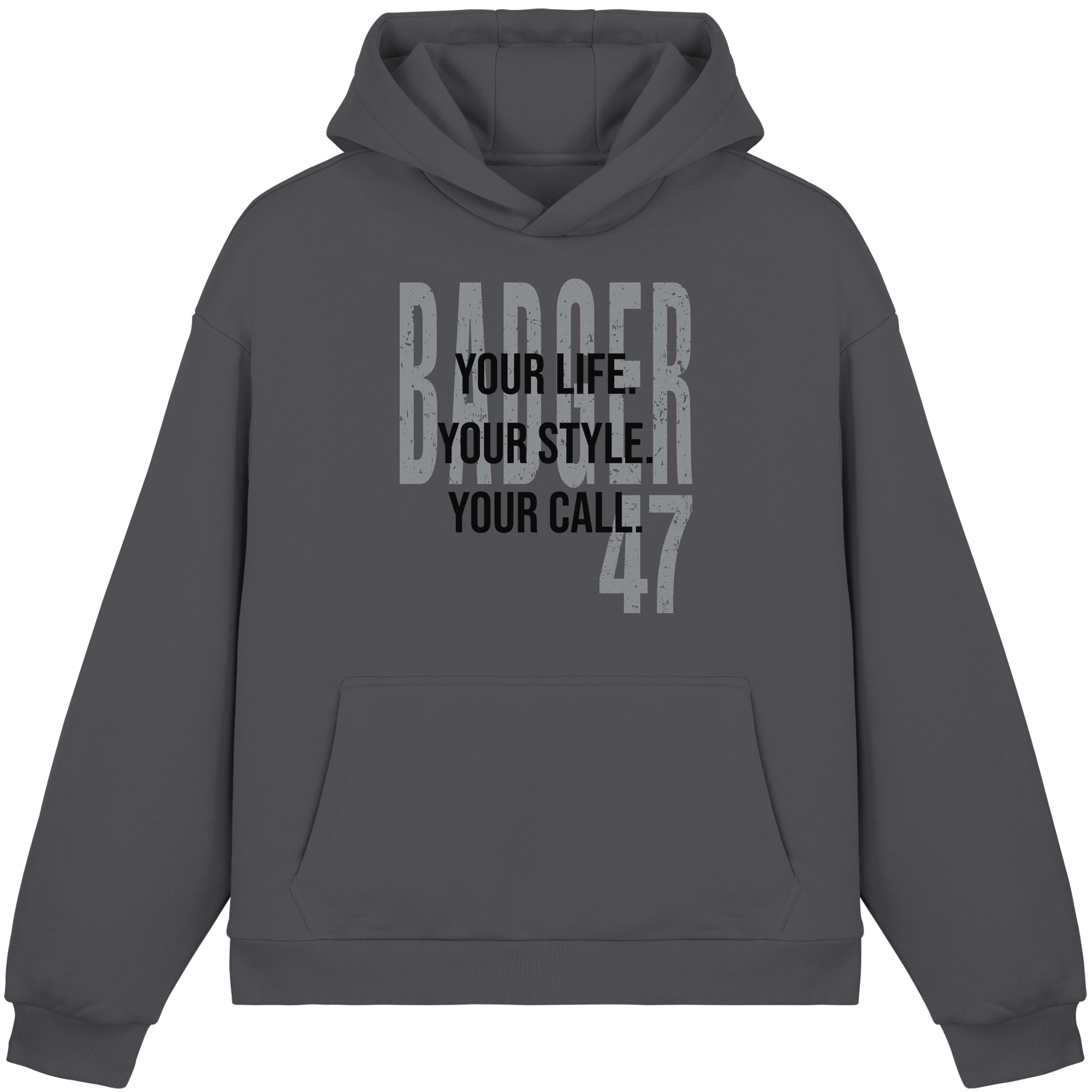 Fluffy Box-Cut Hoodie
