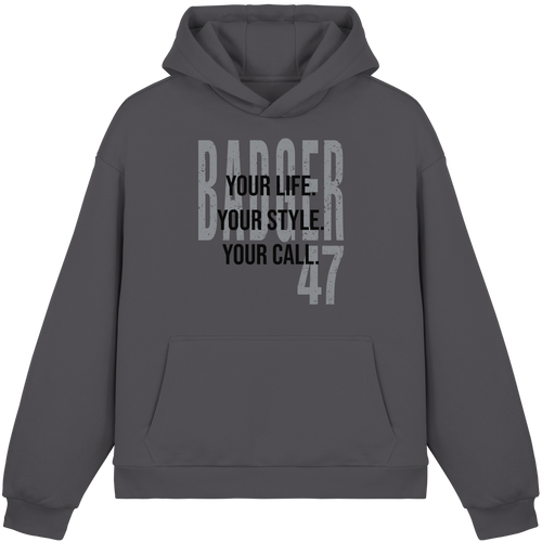 Fluffy Box-Cut Hoodie
