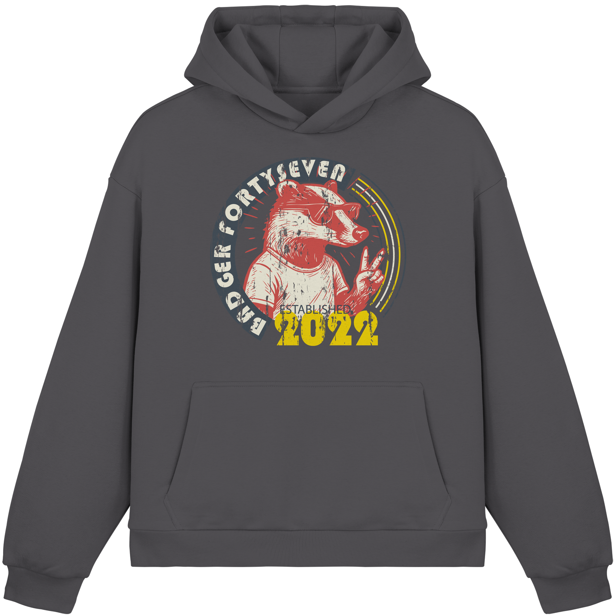 Fluffy Box-Cut Hoodie