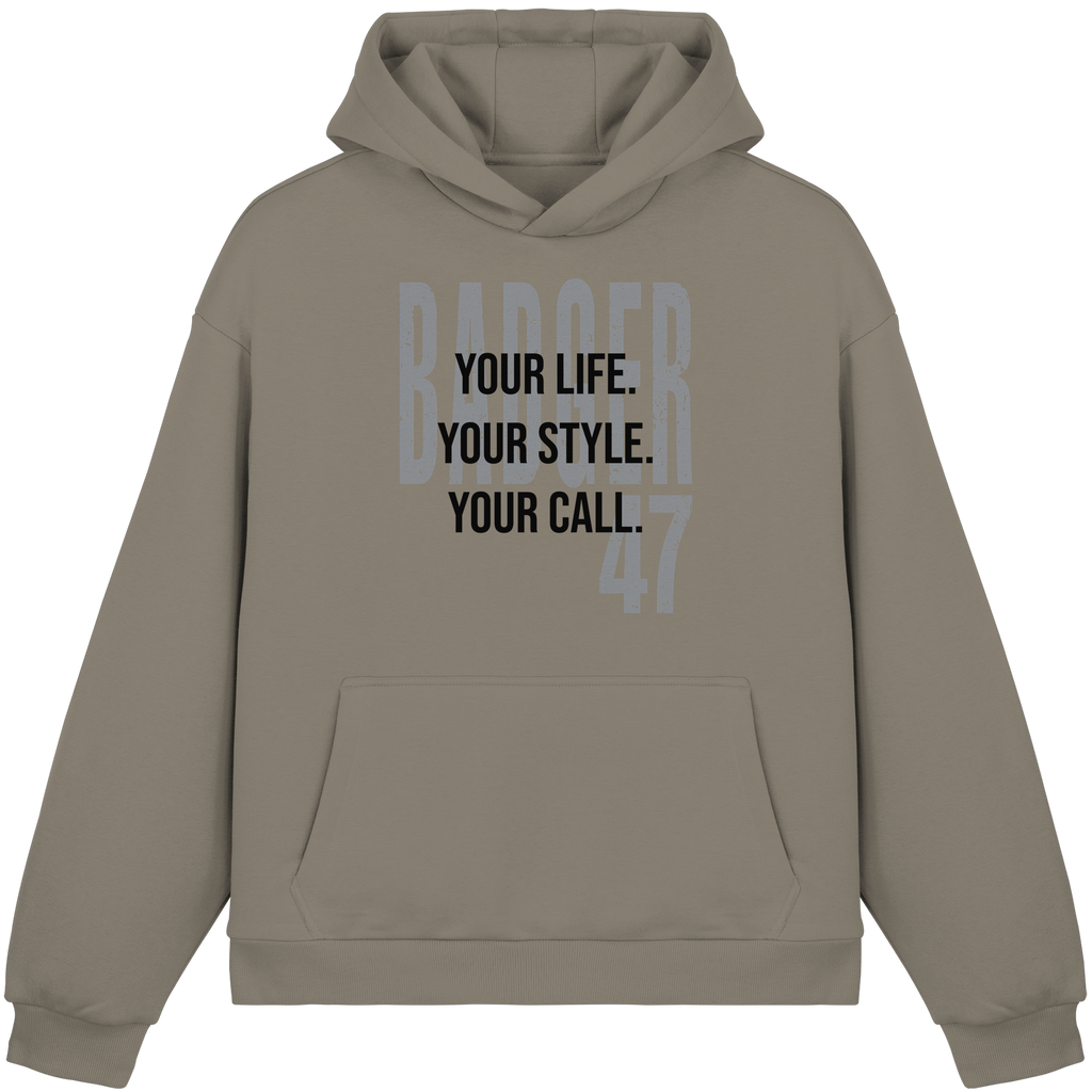 Fluffy Box-Cut Hoodie
