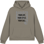 Fluffy Box-Cut Hoodie
