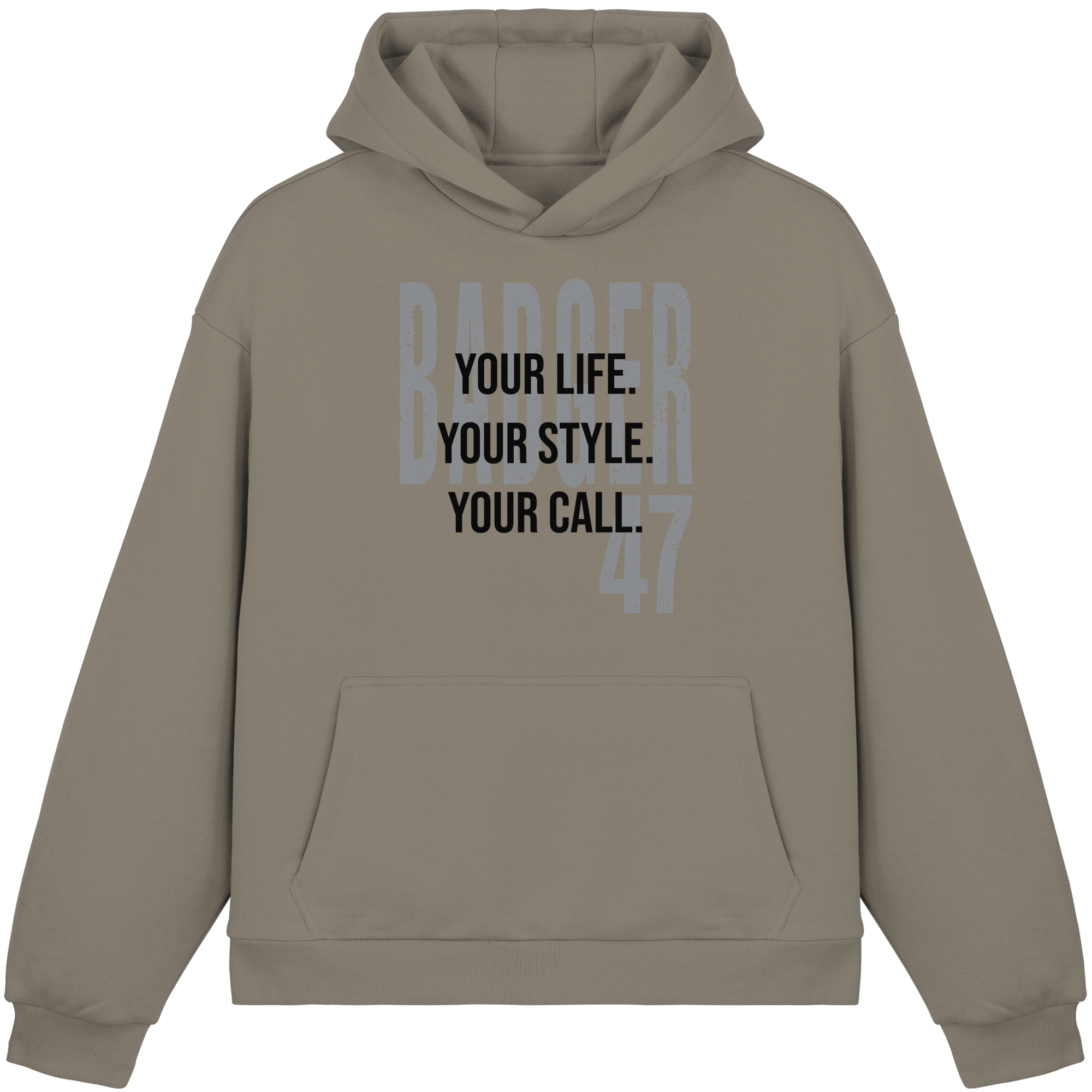 Fluffy Box-Cut Hoodie