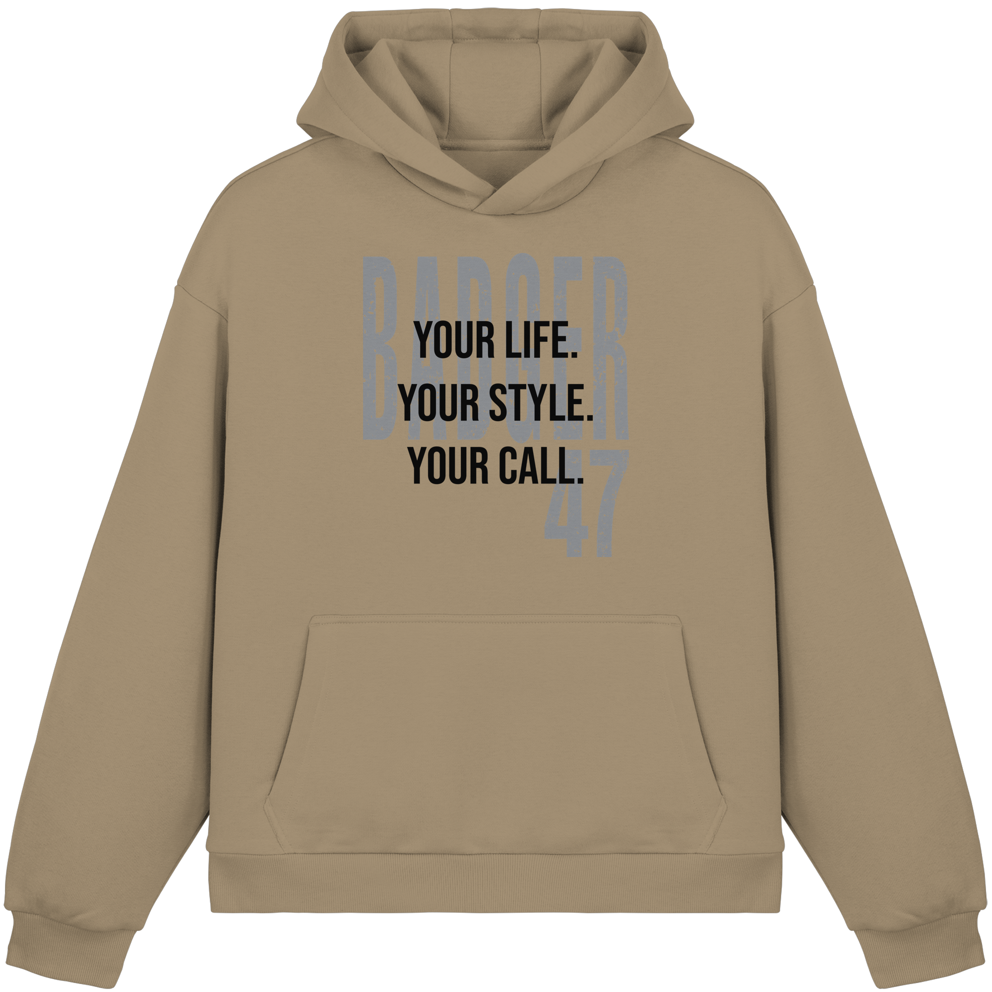 Fluffy Box-Cut Hoodie