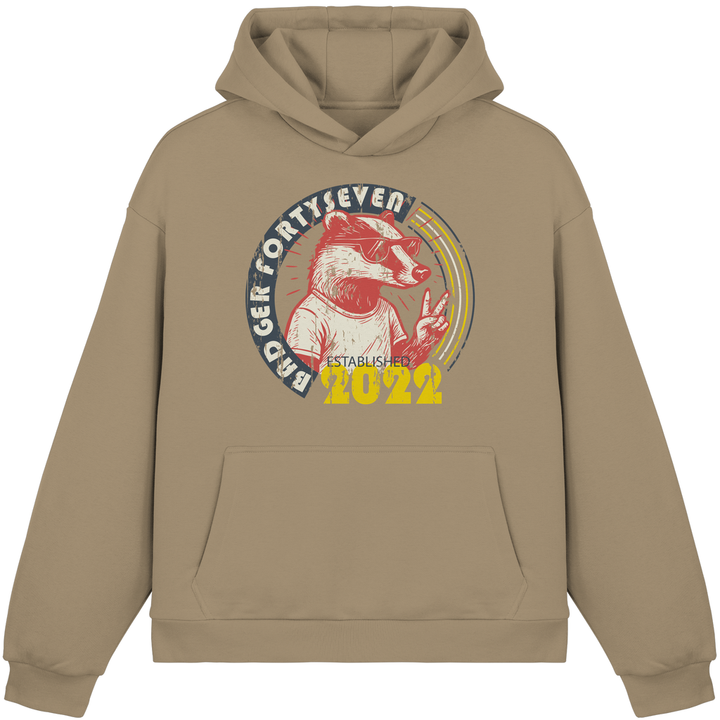Fluffy Box-Cut Hoodie