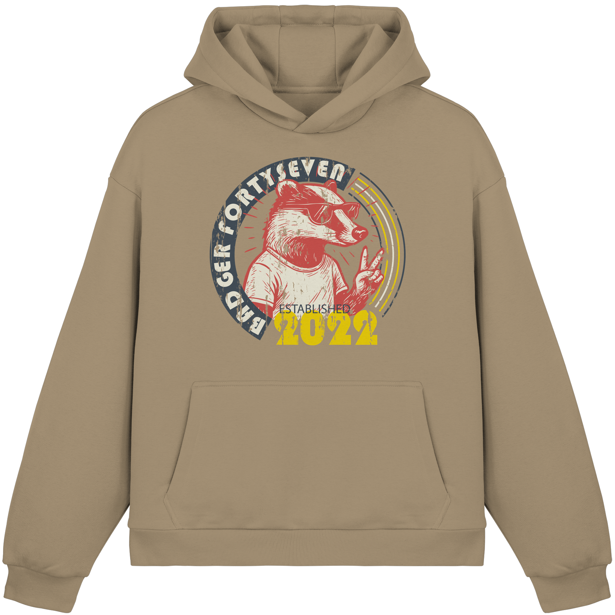 Fluffy Box-Cut Hoodie
