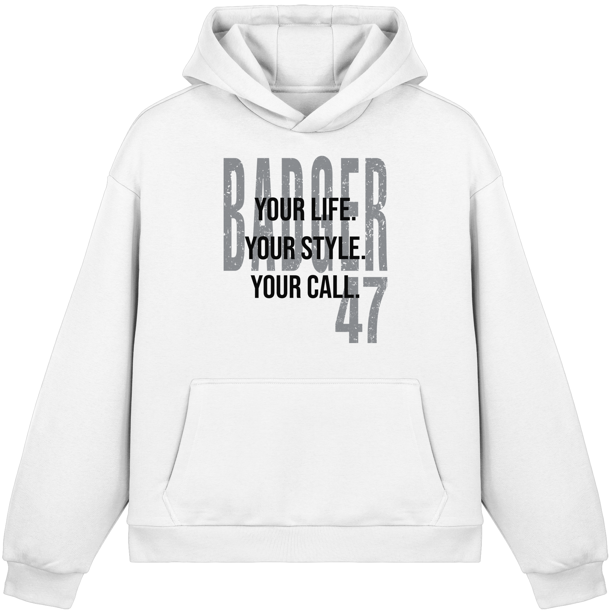 Fluffy Box-Cut Hoodie