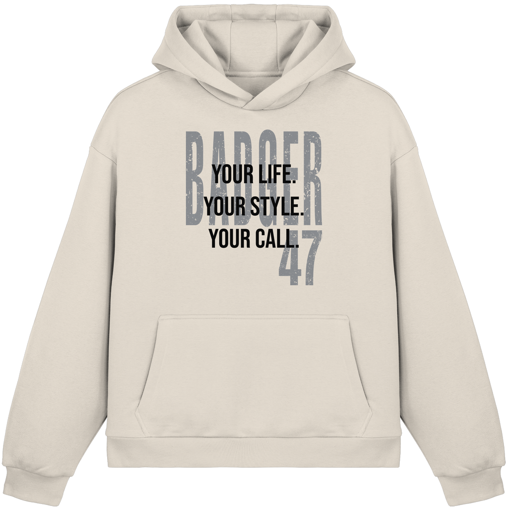 Fluffy Box-Cut Hoodie