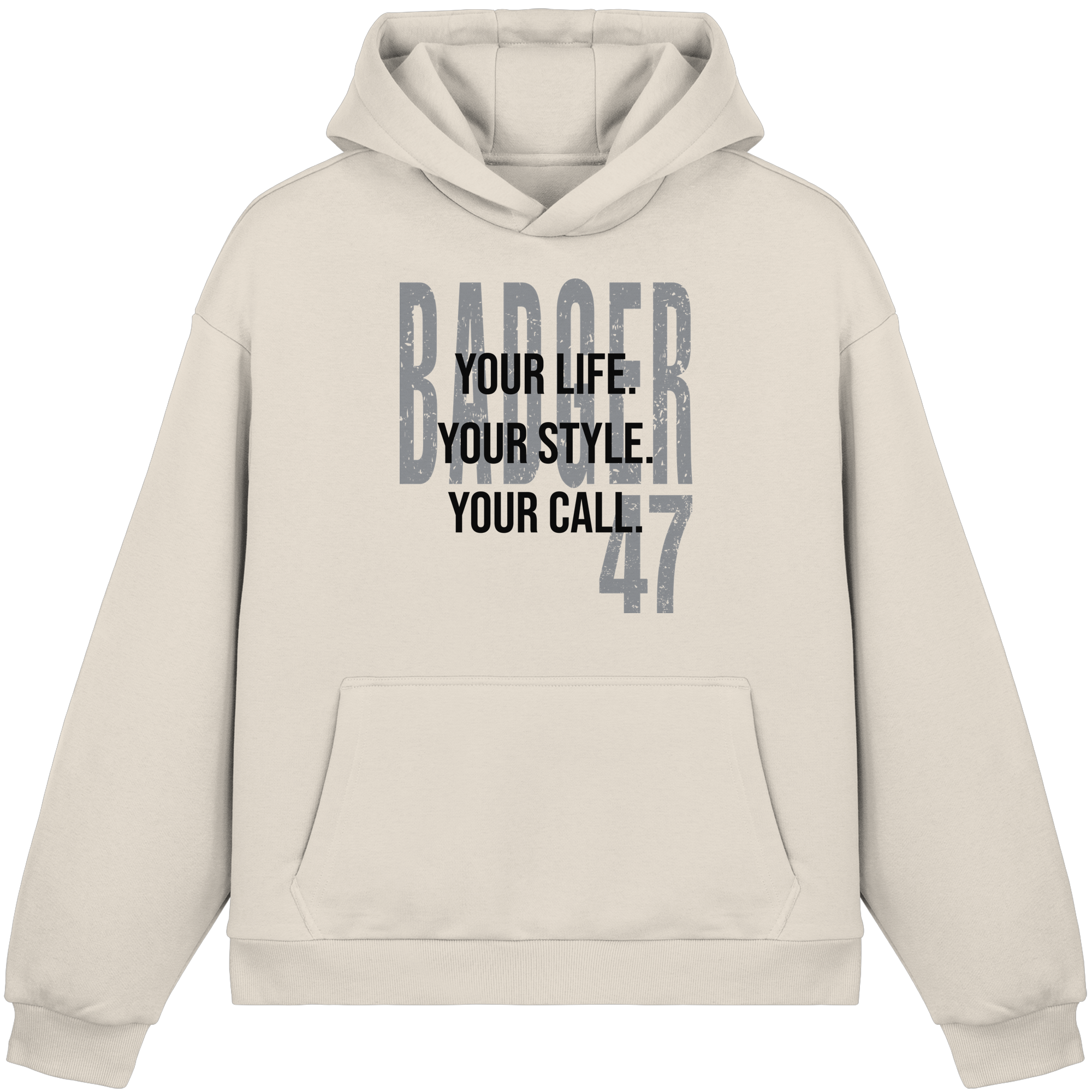 Fluffy Box-Cut Hoodie