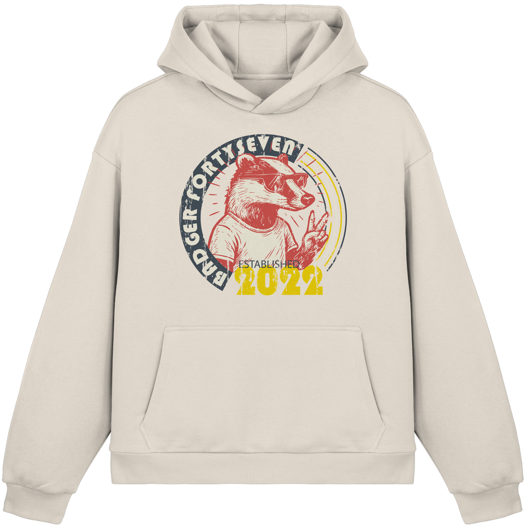 Fluffy Box-Cut Hoodie