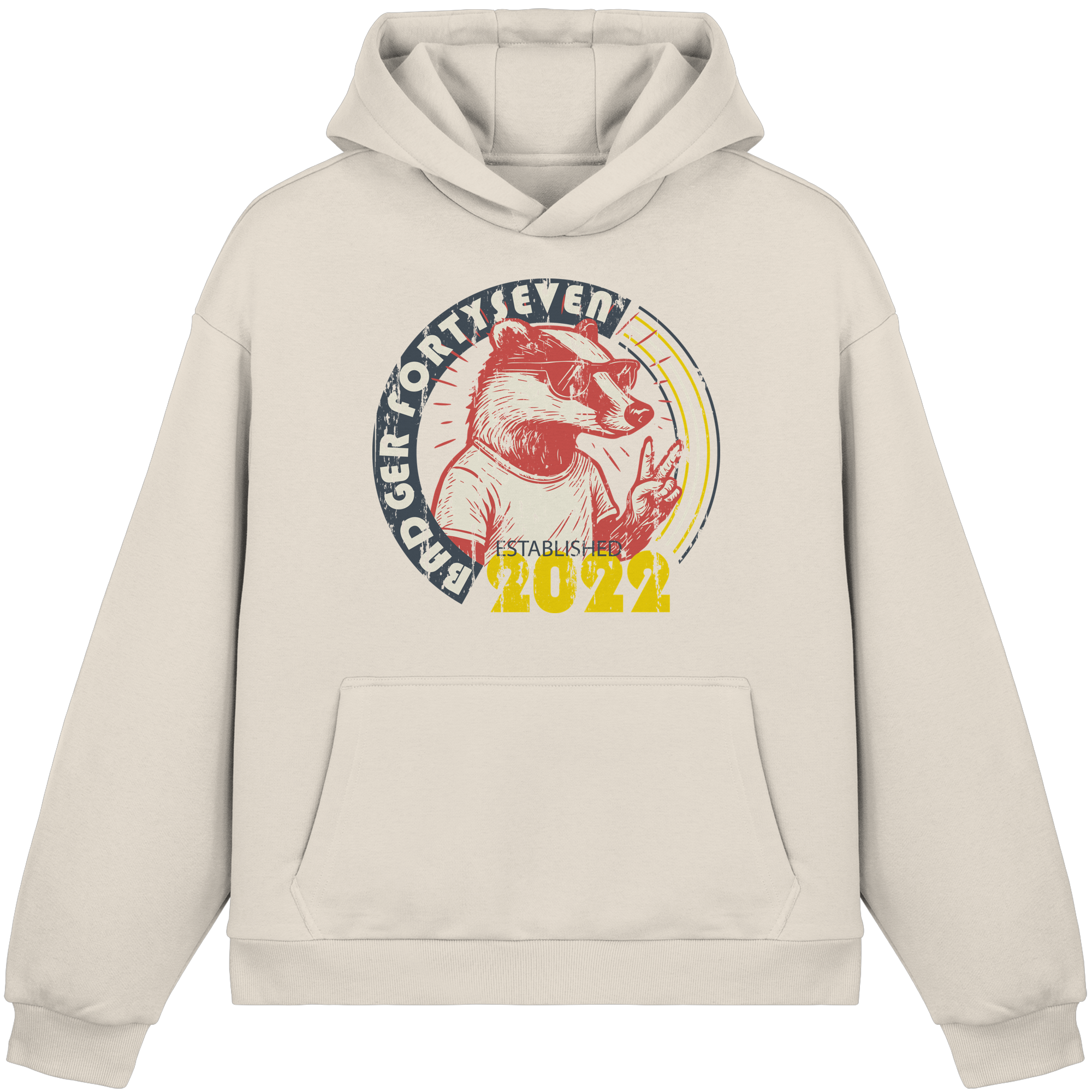 Fluffy Box-Cut Hoodie